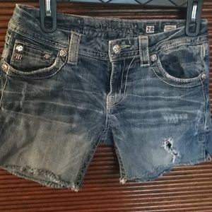 Size 28 Miss Me Cutoff Shorts